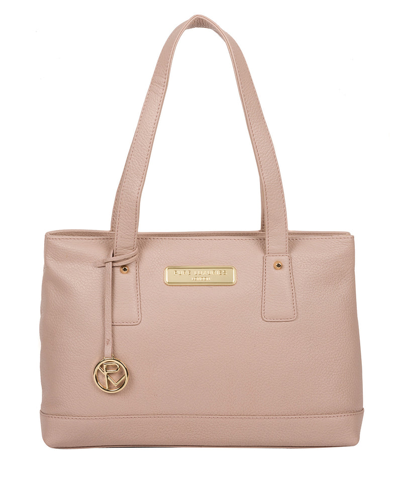 'Kate' Blush Pink Leather Handbag image 1