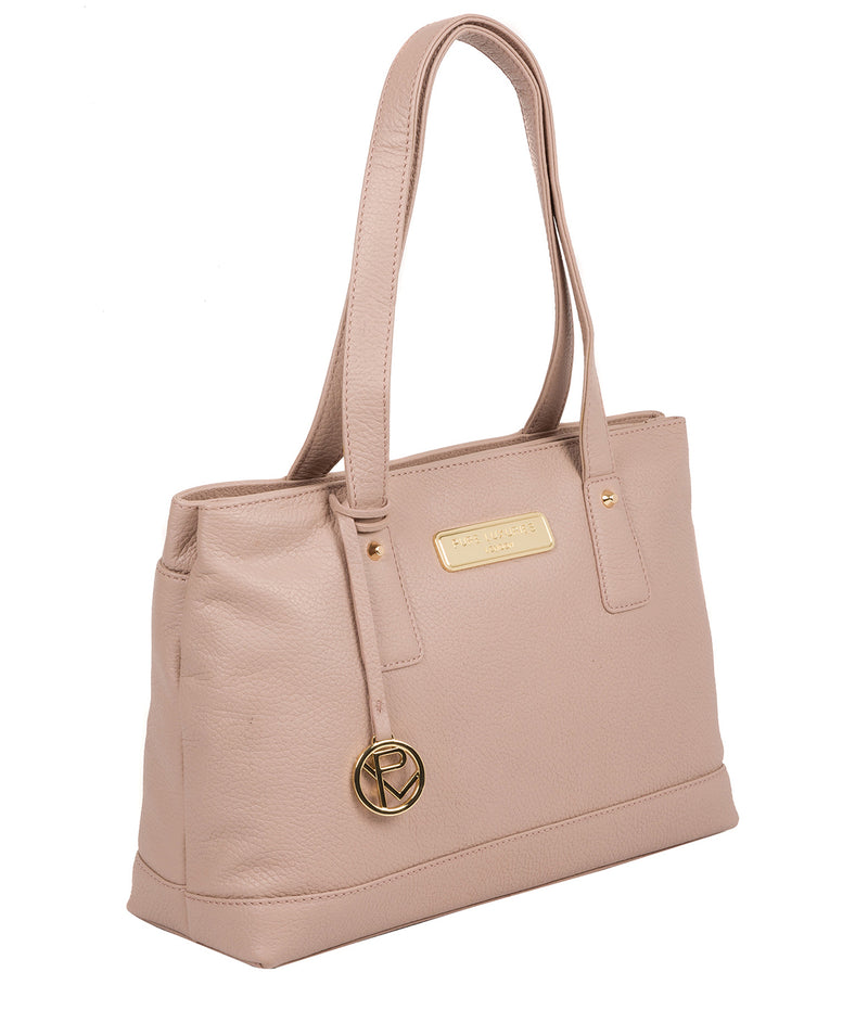 'Kate' Blush Pink Leather Handbag image 5