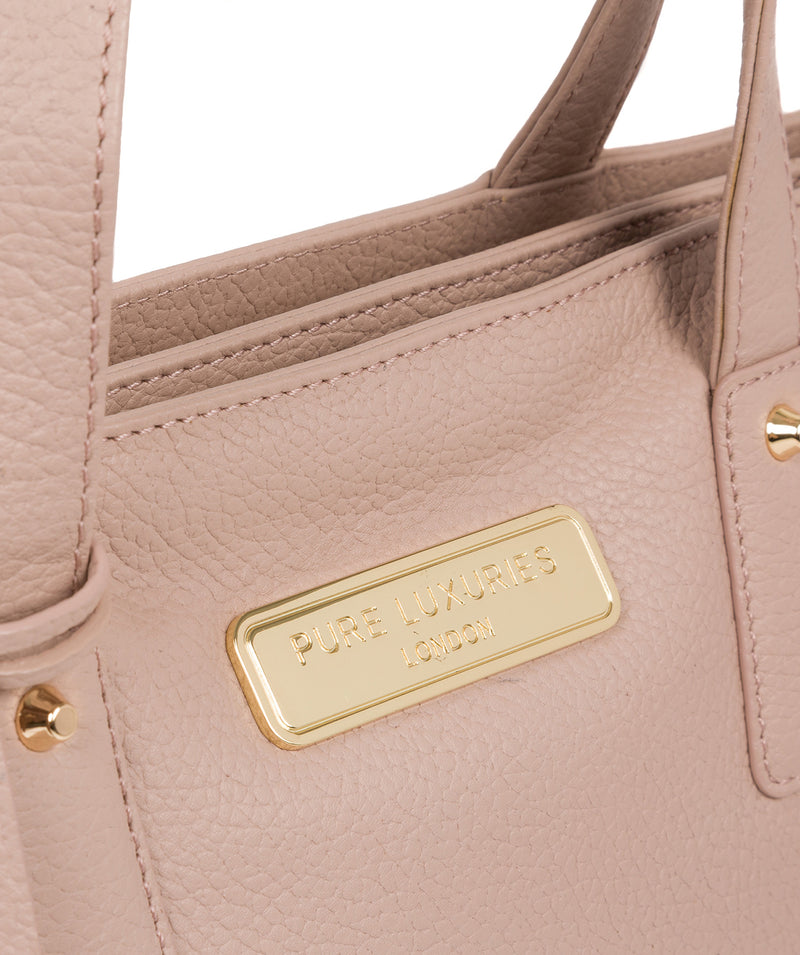 'Kate' Blush Pink Leather Handbag image 7