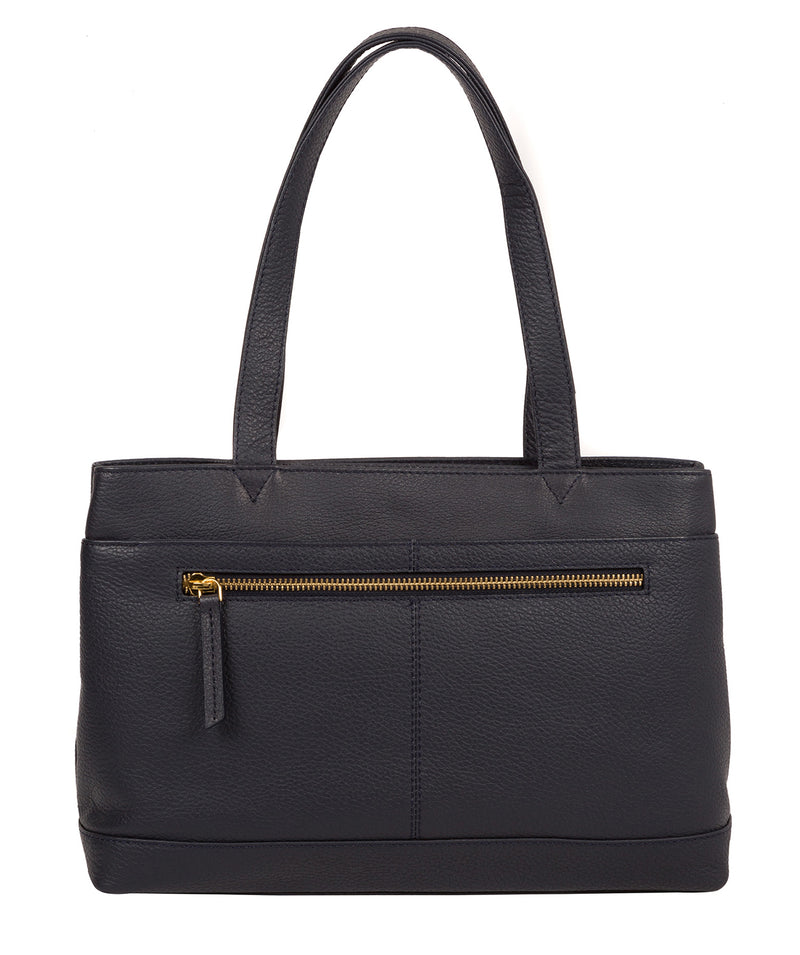 'Kate' Navy Leather Handbag image 3
