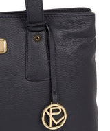 'Kate' Navy Leather Handbag image 6