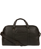 'Global' Brown Leather Holdall image 1