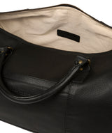 'Cargo' Black Leather Holdall image 4