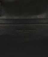 'Cargo' Black Leather Holdall image 6
