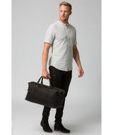 'Cargo' Brown Leather Holdall