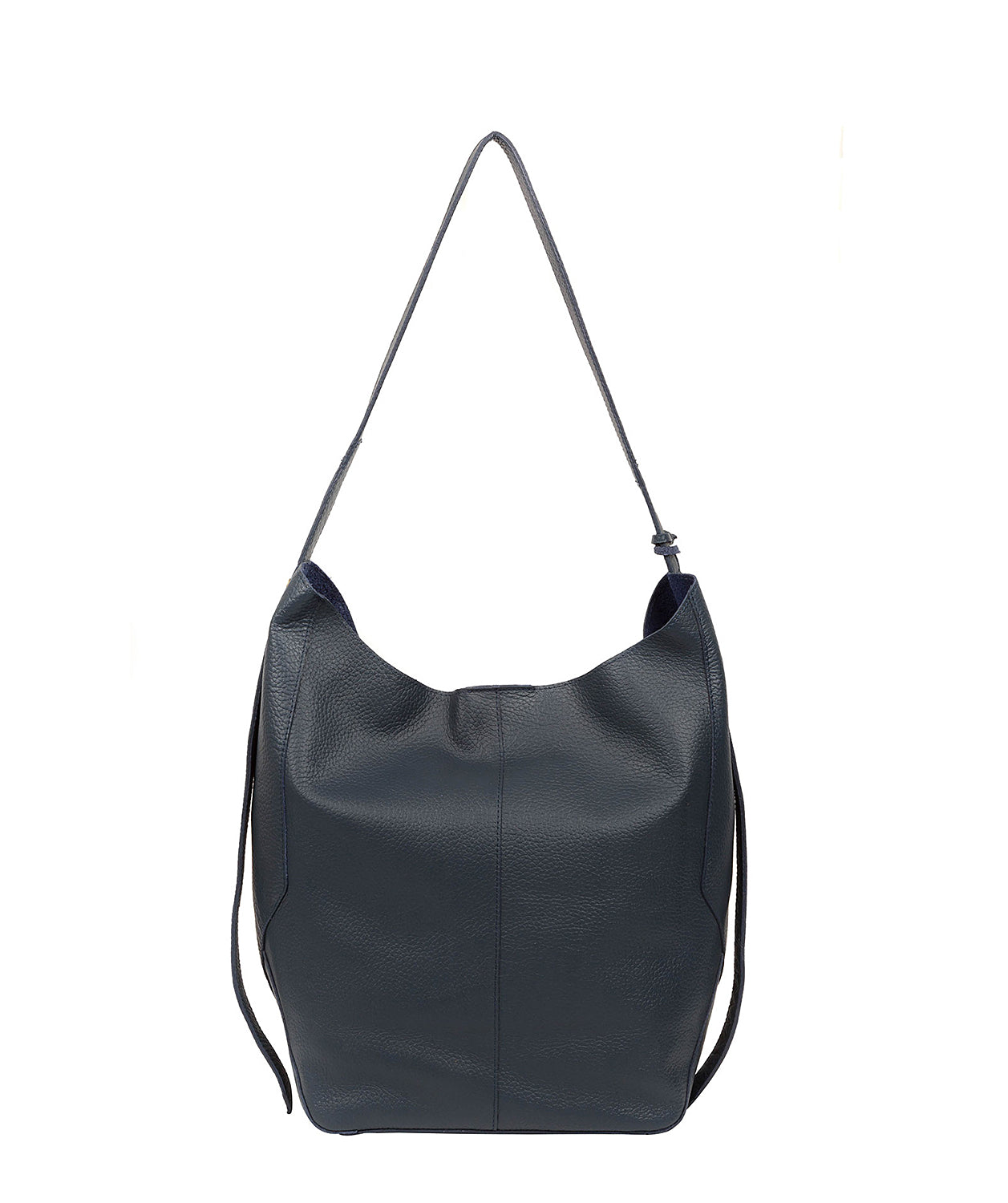 Blue Leather Shoulder Bag 'Hoxton' by Pure Luxuries – Pure Luxuries London