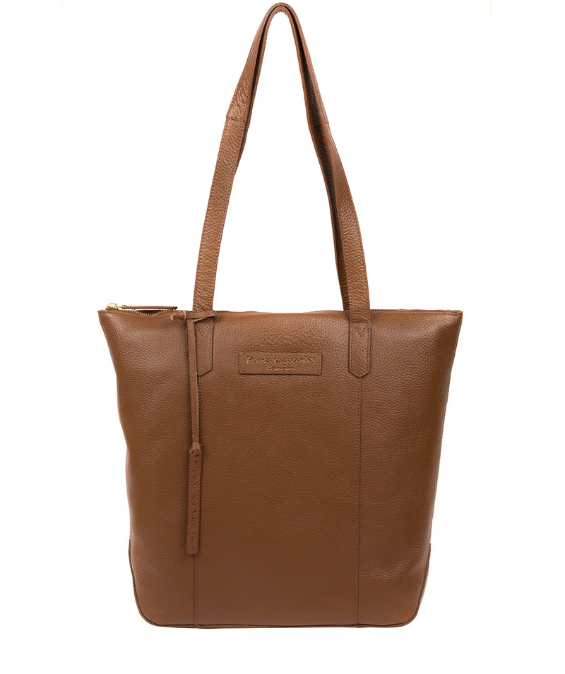 'Blendon' Tan Leather Shopper Bag