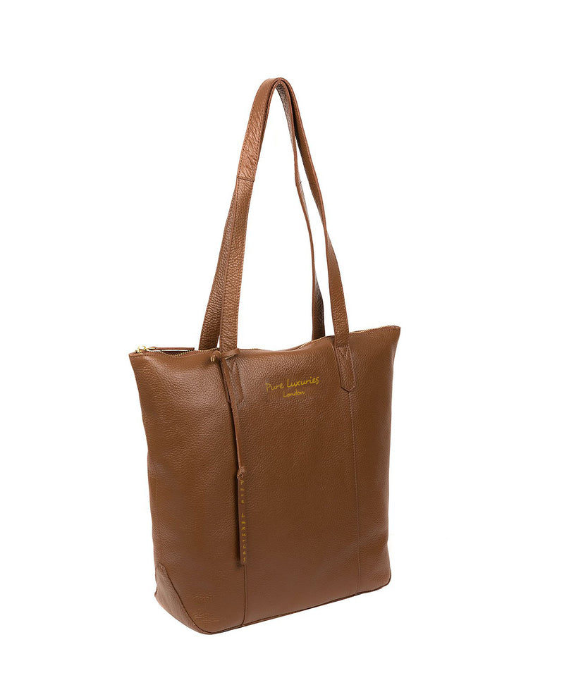 'Blendon' Tan Leather Tote Bag