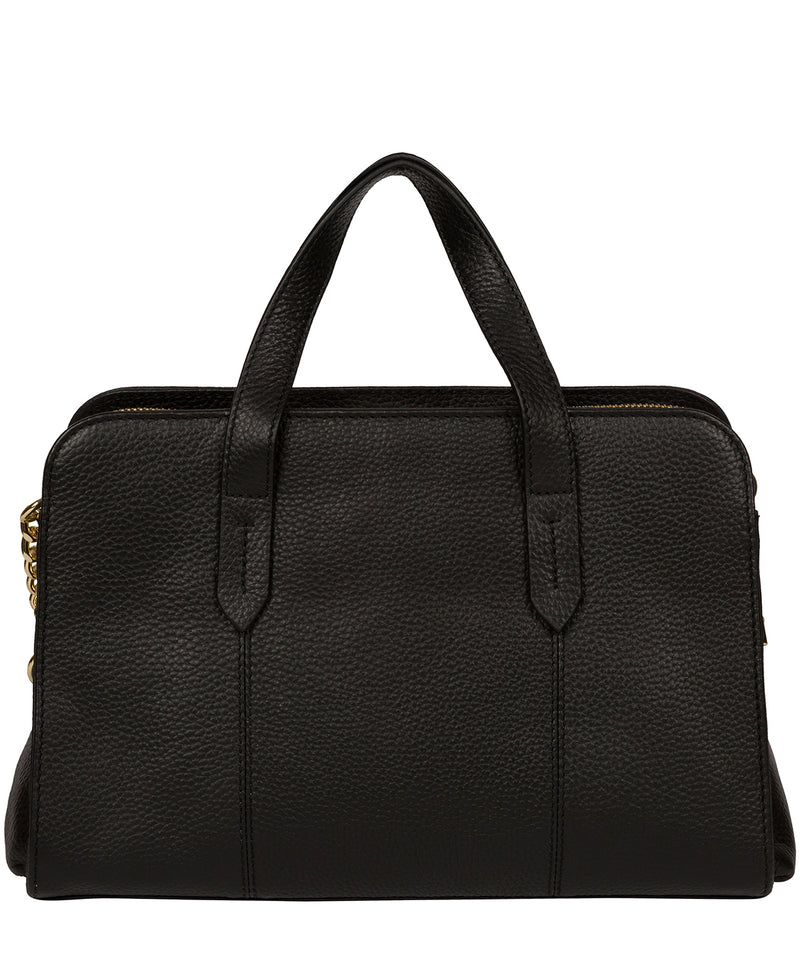 'Amelie' Black Leather Handbag image 3