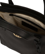 'Lynette' Black Leather Handbag image 4