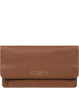 'Golders' Tan Leather Clutch Bag