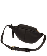 'Noelle' Black Leather Bum Bag image 3