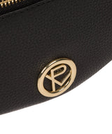 'Noelle' Black Leather Bum Bag image 6