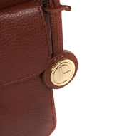 'Rayden' Chestnut Leather Cross Body Bag