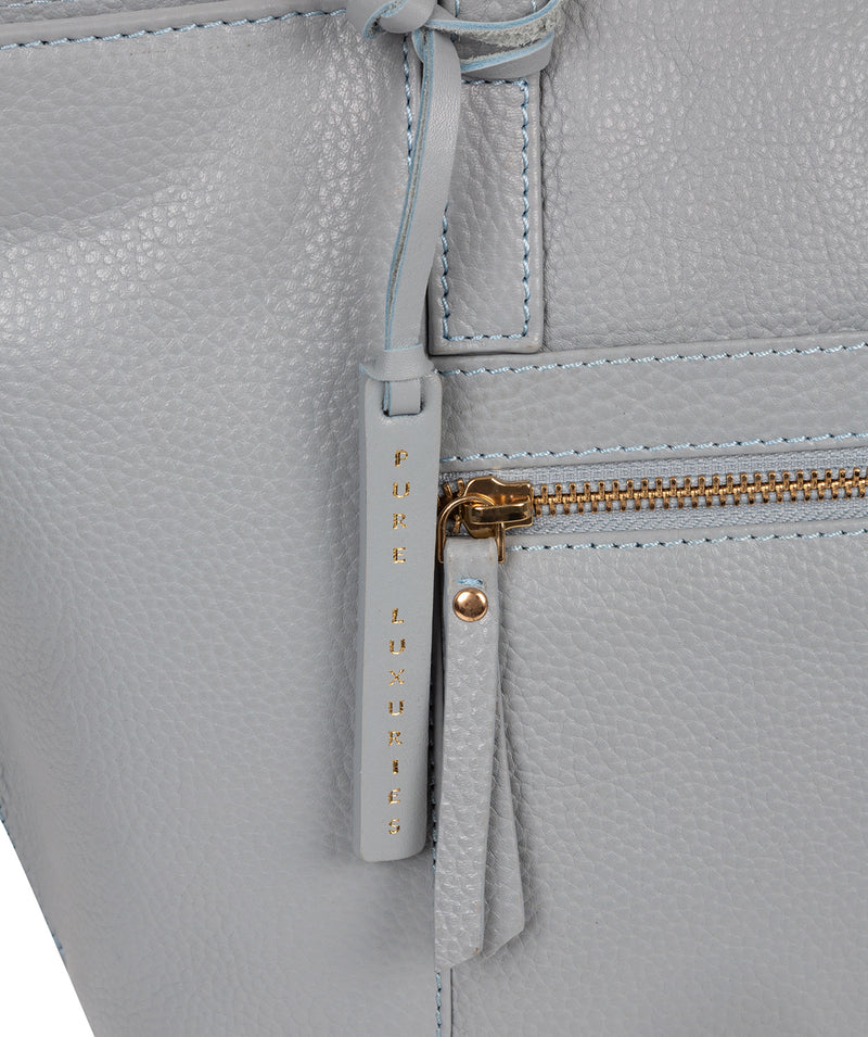 'Skye' Cashmere Blue Leather Handbag