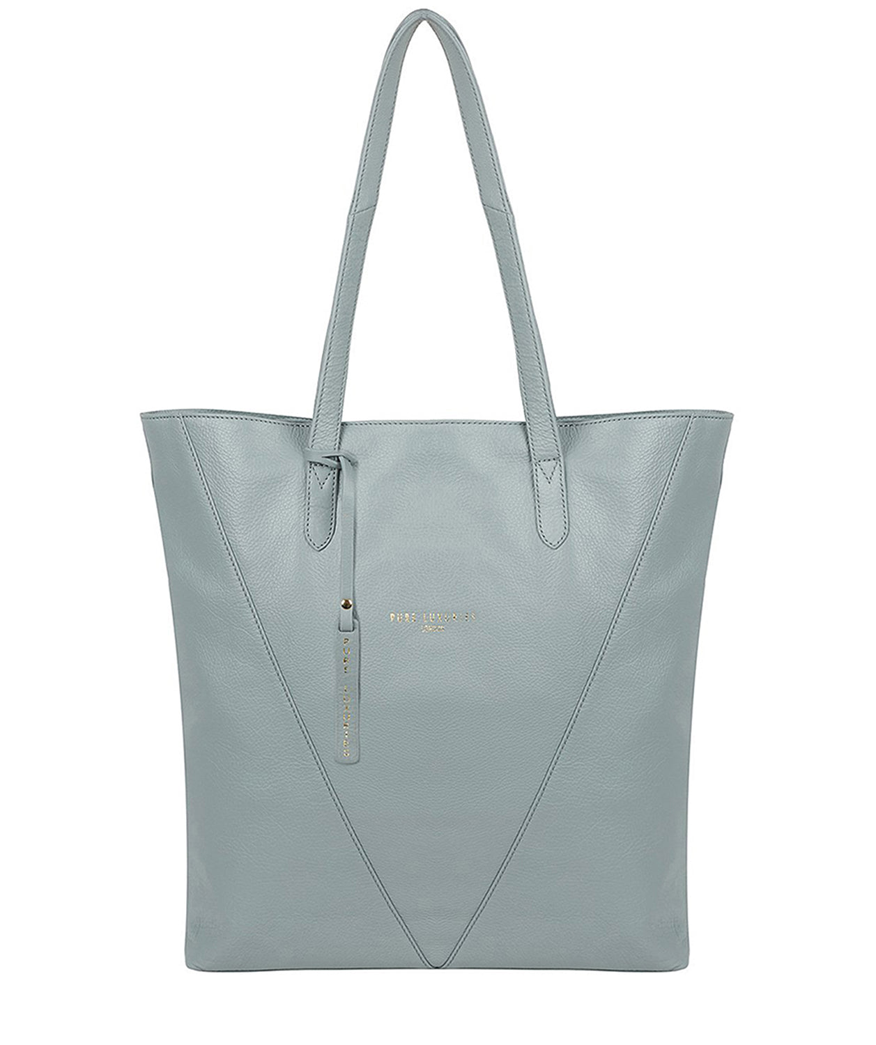 Blue Leather Tote Bag 'Hatton' by Pure Luxuries – Pure Luxuries London