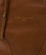 'Hatton' Saddle Tan Leather Shopper Bag