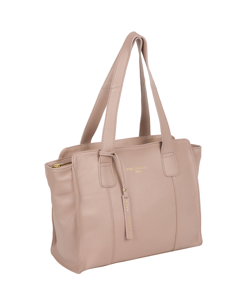 Pink Leather Handbag 'Homerton' by Pure Luxuries – Pure Luxuries London
