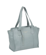 'Homerton' Cashmere Blue Leather Handbag