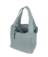 'Langdon' Cashmere Blue Leather Tote Bag