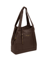 'Highbury' Choco Leather Handbag