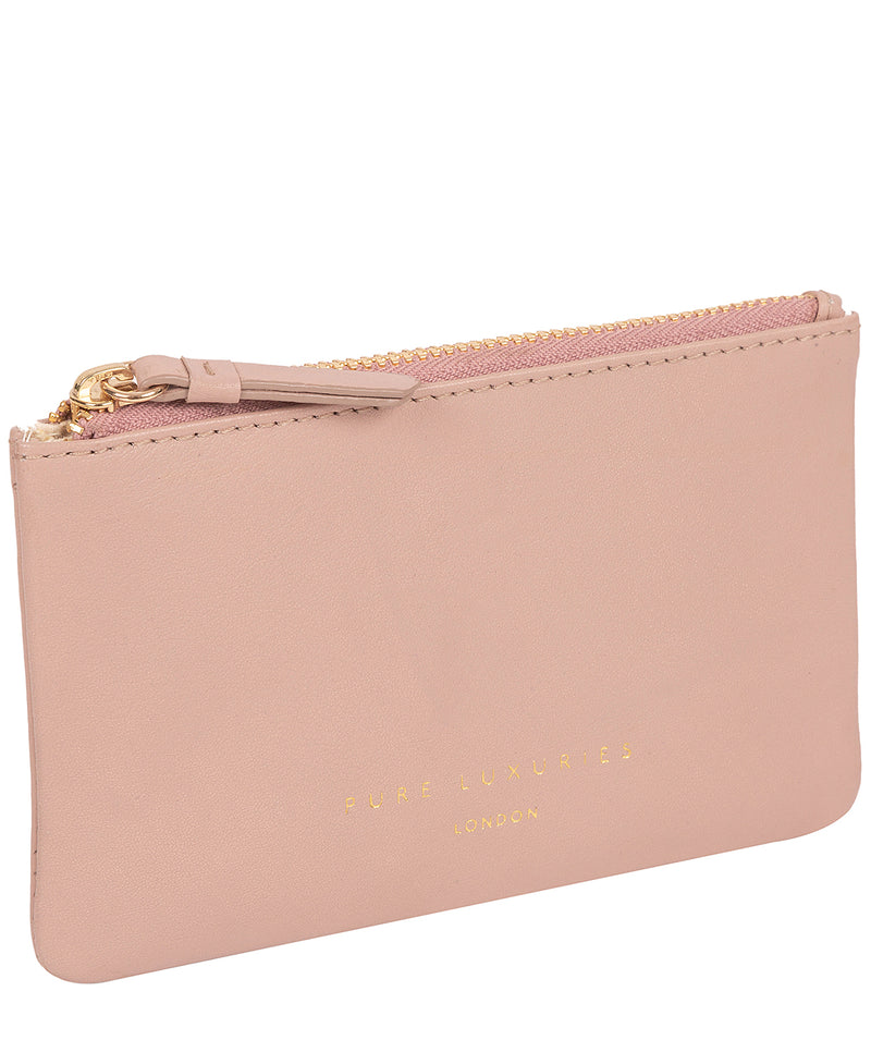 Pink Leather Coin Holder Purse 'Morden' by Pure Luxuries – Pure ...