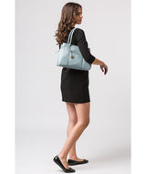 'Chatham' Cashmere Blue Leather Cross Body Bag