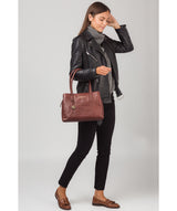 'Chatham' Chestnut Leather Handbag