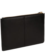 'Osterly' Black Leather Pouch