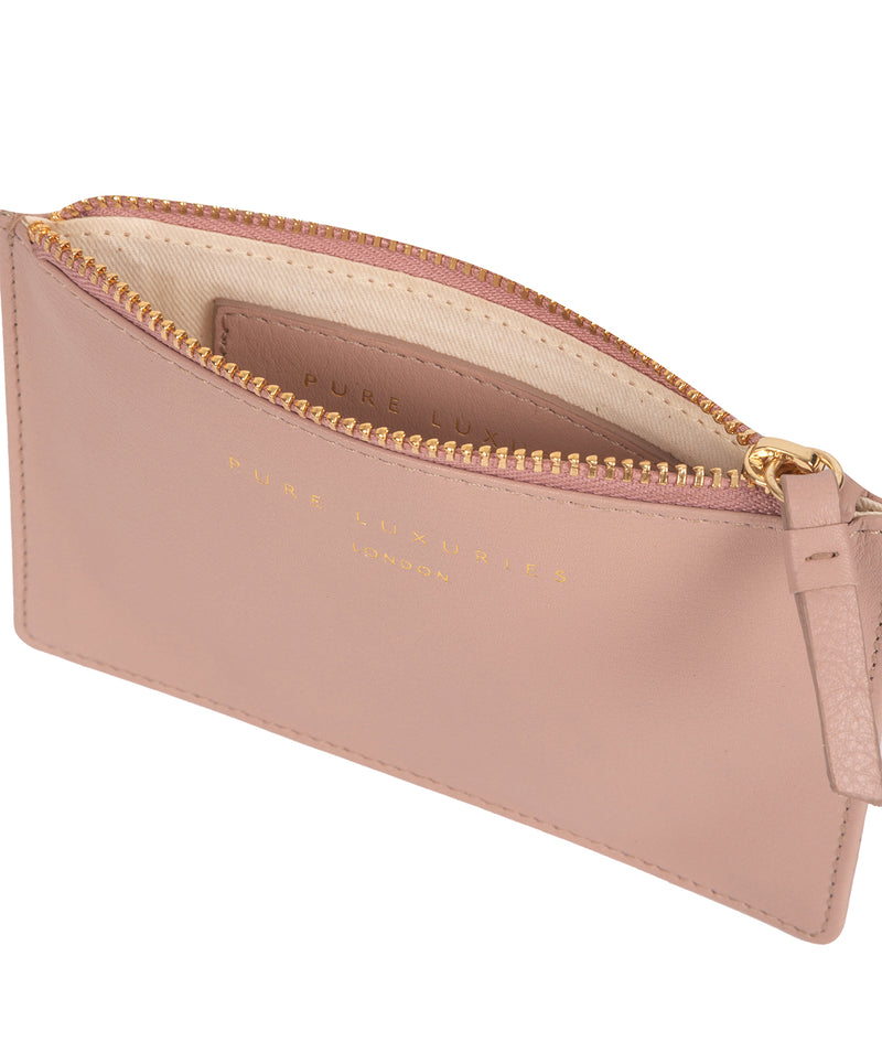 'Pinner' Blush Pink Leather Coin Purse