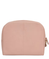 'Brompton' Blush Pink Leather Make-Up Bag