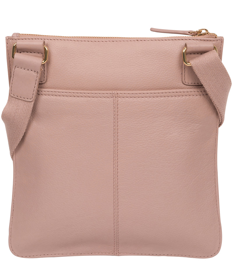 'Langley' Blush Pink Leather Cross Body Bag