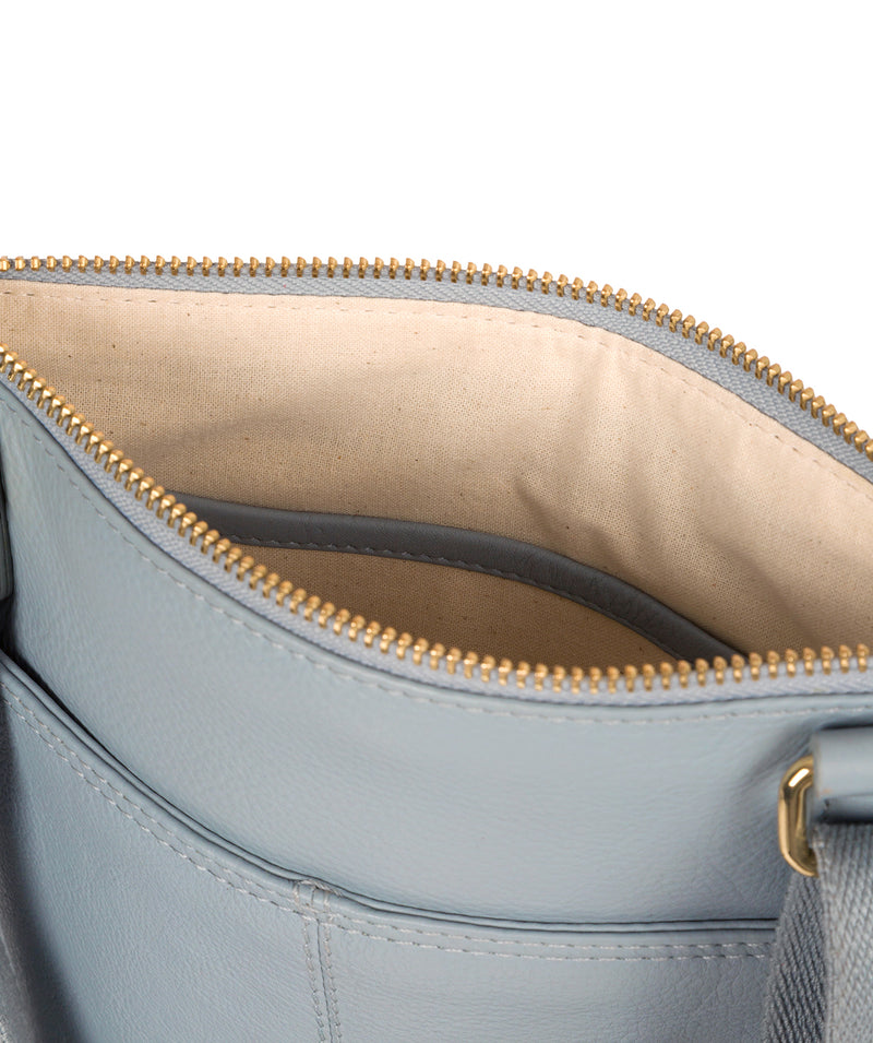 'Langley' Cashmere Blue Leather Cross Body Bag