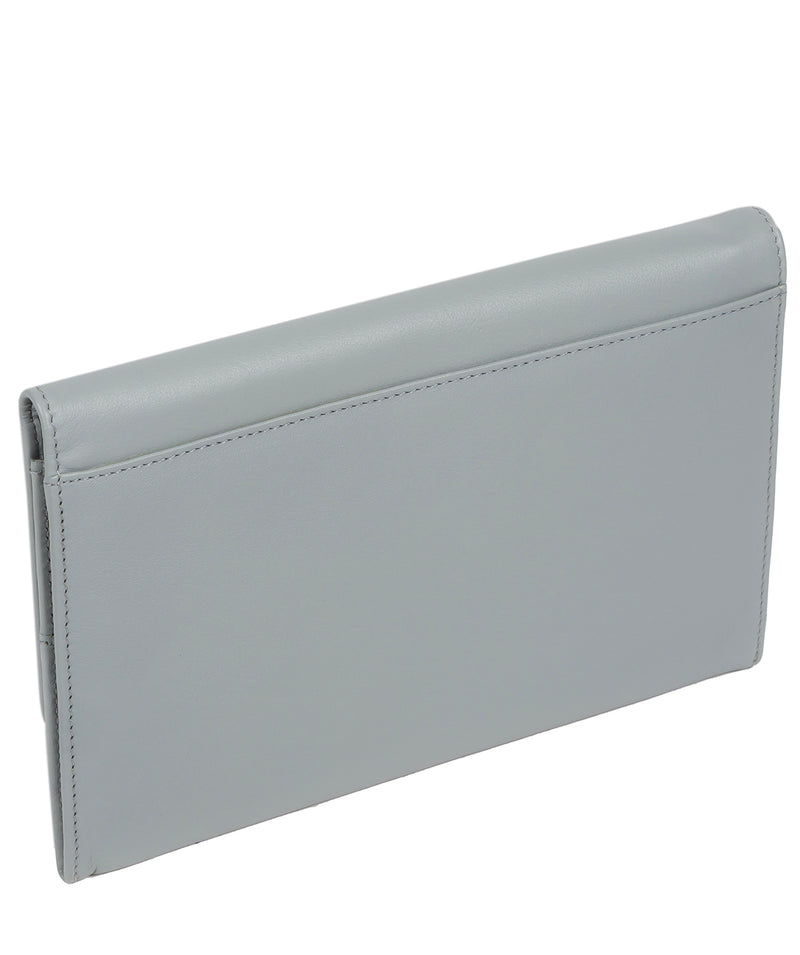 'Piccadily' Cashmere Blue Leather Travel Wallet