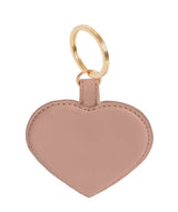 'Albany' Blush Pink Leather Heart Keyring