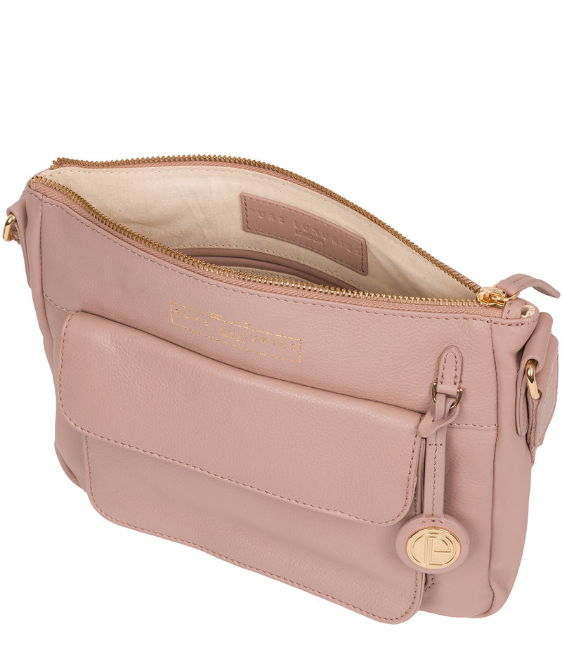 'Tindall' Blush Pink Leather Shoulder Bag