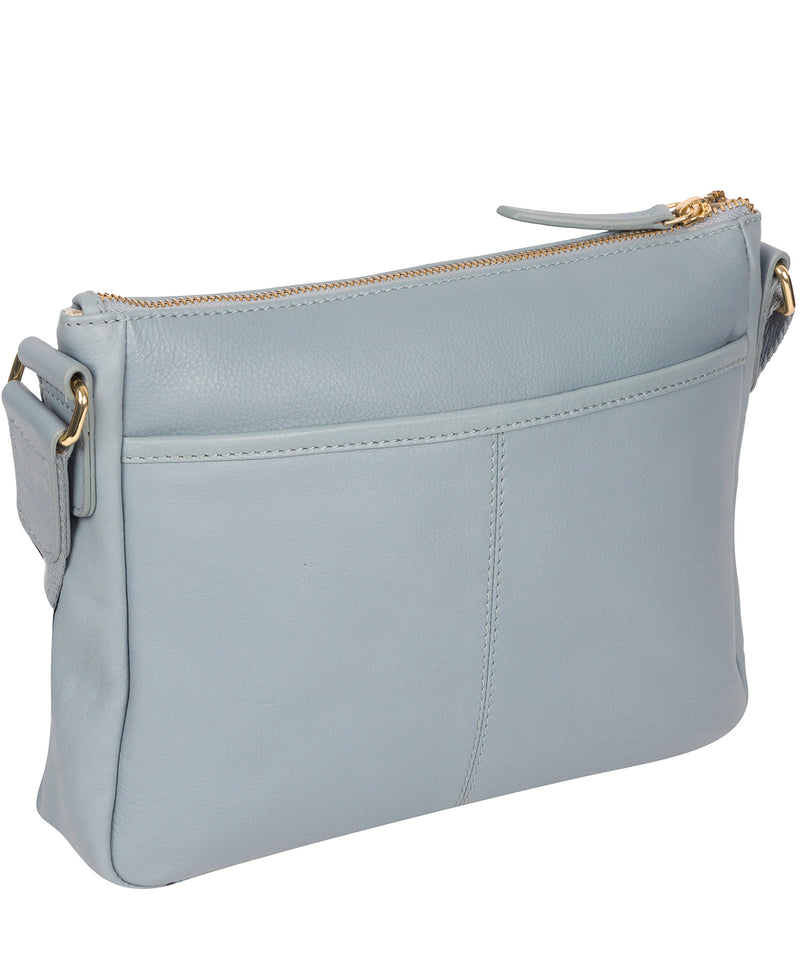 'Tindall' Cashmere Blue Leather Shoulder Bag