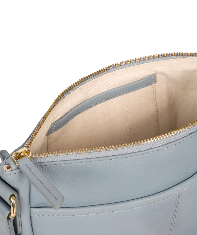 'Tindall' Cashmere Blue Leather Shoulder Bag