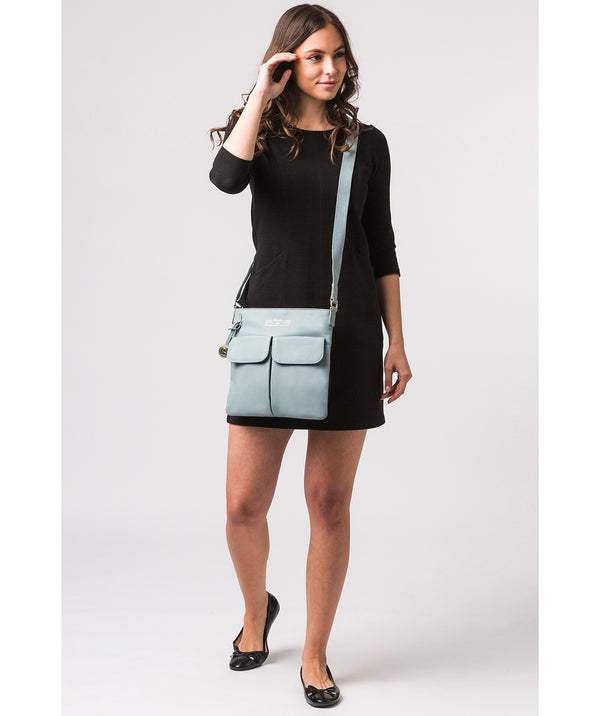 'Soames' Cashmere Blue Leather Cross Body Bag