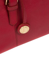 'Astley' Deep Red Leather Handbag