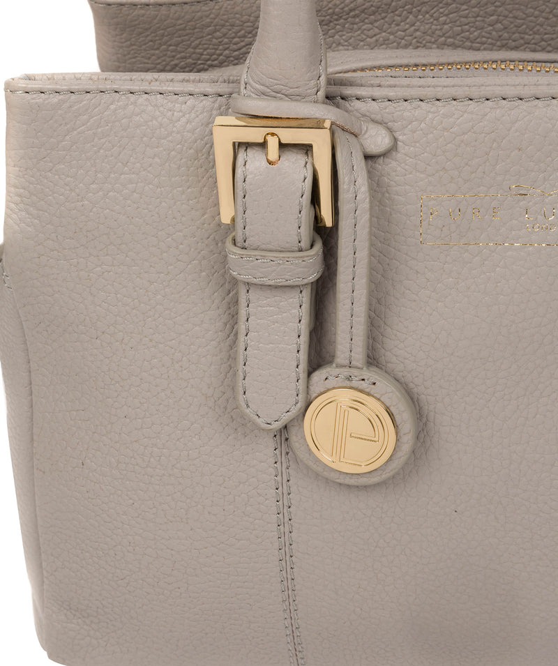 'Astley' Grey Leather Handbag