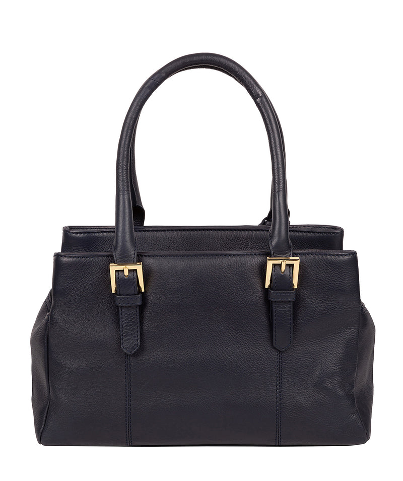 'Astley' Navy Leather Handbag