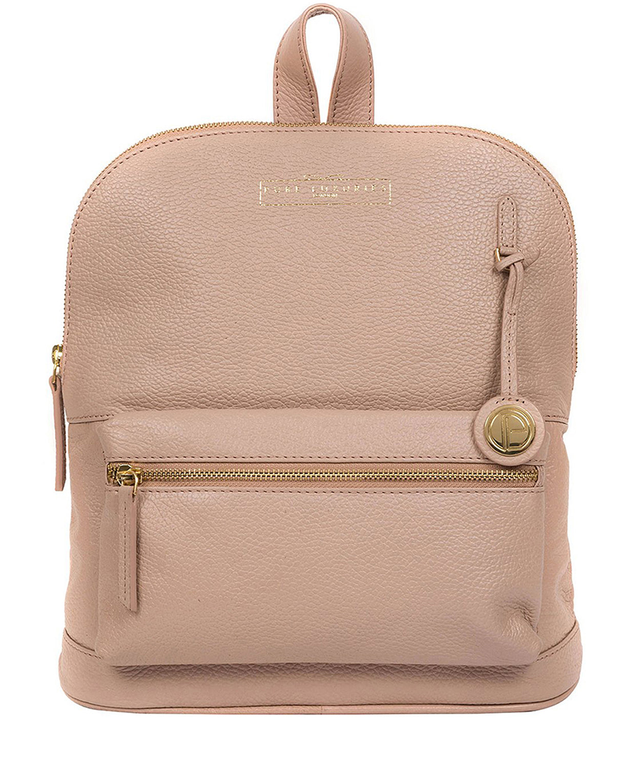 Pink Leather Backpack 'Kinsely' by Pure Luxuries