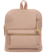'Kinsely' Blush Pink Leather Backpack