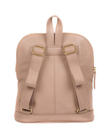 'Kinsely' Blush Pink Leather Backpack
