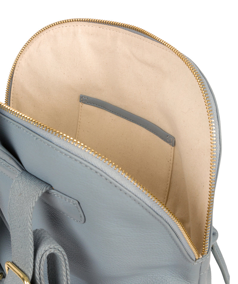 'Kinsely' Cashmere Blue Leather Backpack