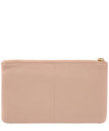 'Arlesey' Blush Pink Leather Clutch Bag