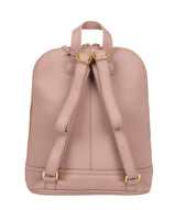 'Elland' Blush Pink Leather Backpack