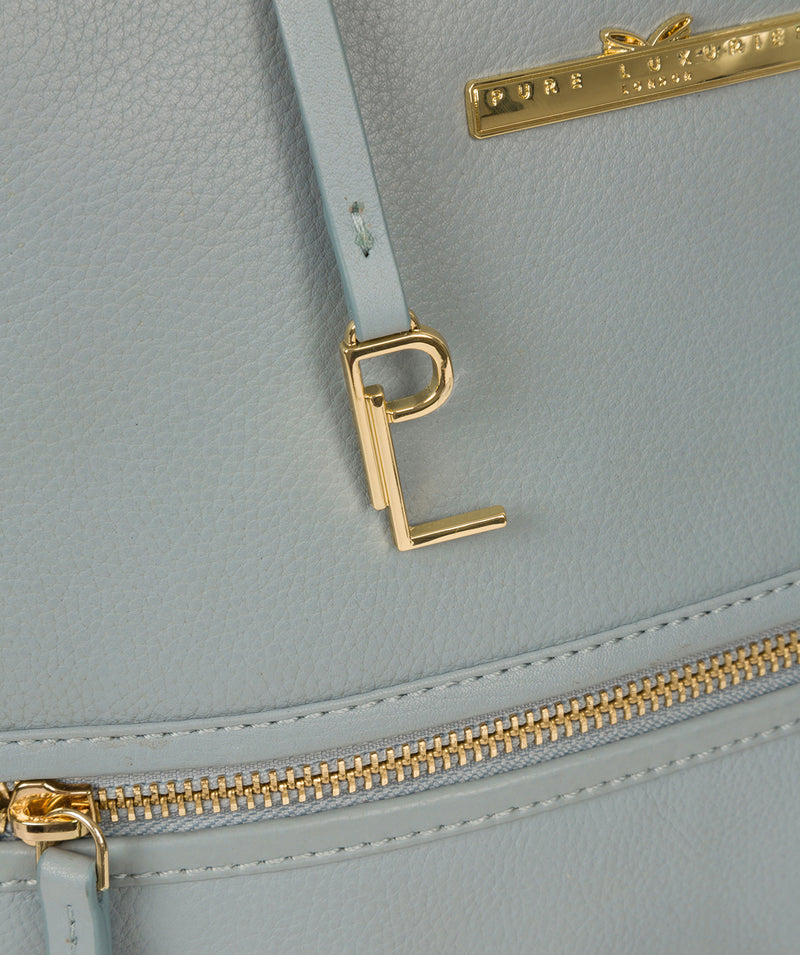 'Elland' Cashmere Blue Leather Backpack