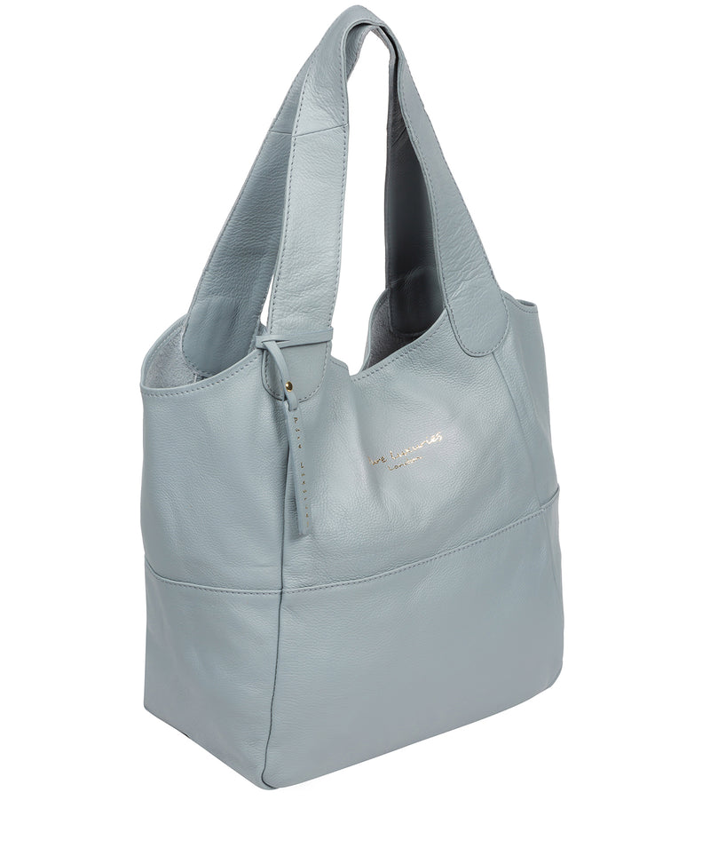 'Freer' Cashmere Blue Leather Tote Bag